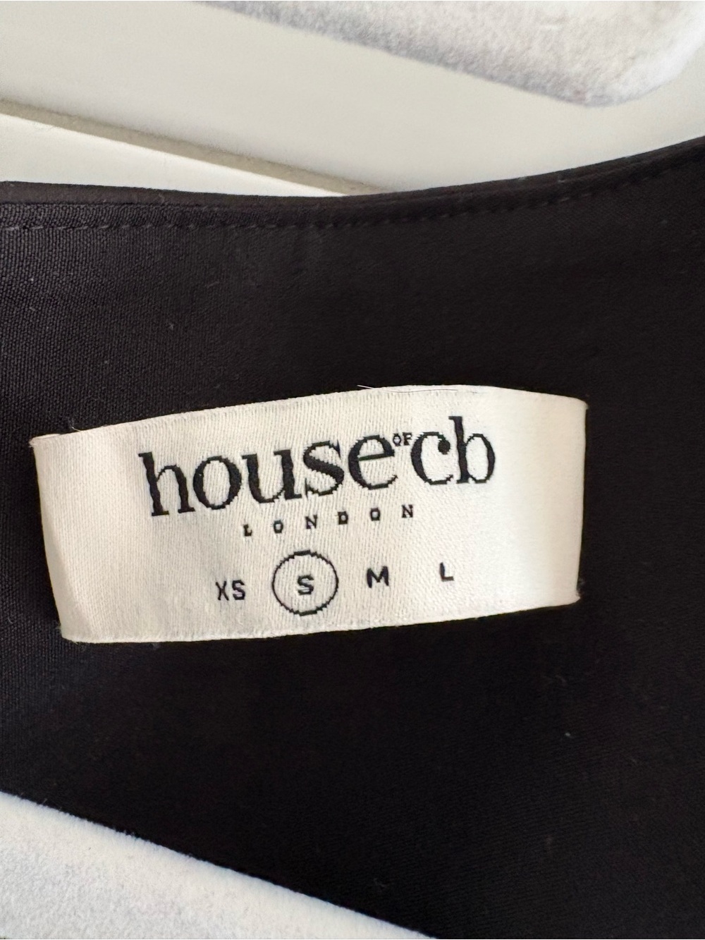 House of CB Black Square-Neck Bodycon Mini Dress size small - Picture 4 of 10